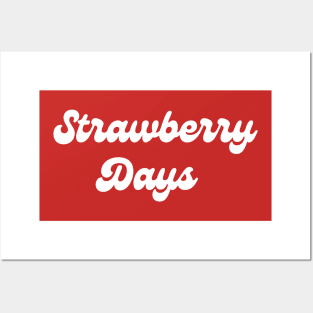 Light Font strawberry days pleasant grove utah Posters and Art